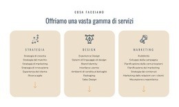 Offriamo Diversi Servizi - Ispirazione Per Modelli HTML5