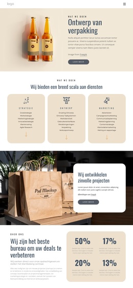 Branding En Verpakkingsontwerp - Gratis Download Van WordPress-Thema