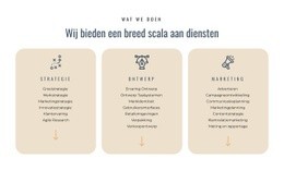 Wij Bieden Verschillende Diensten Aan - Responsief Ontwerp