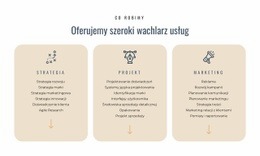 Oferujemy Różne Usługi - Responsywny Projekt