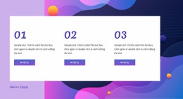 Numerowany Blok Tekstu - Darmowy Szablon Strony Internetowej