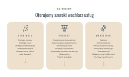 Oferujemy Różne Usługi - Szablon Jednej Strony