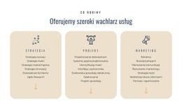 Oferujemy Różne Usługi - Inspiracja Szablonem HTML5