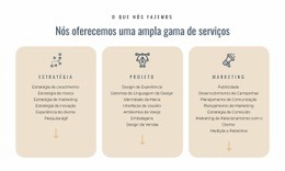 Oferecemos Diversos Serviços – Design Responsivo