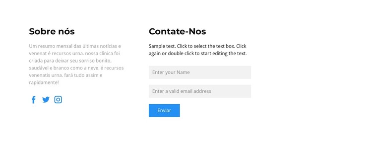 Contacte-nos de várias formas Template CSS