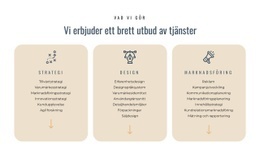 Vi Erbjuder Olika Tjänster - Responsiv Design