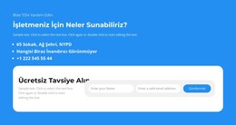 Ücretsiz Önemli Tavsiye Alın - HTML Ve CSS Şablonu