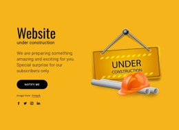 Our Website Under Construction Open Source Template
