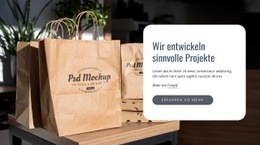 Gebrauchsfertiger Website-Builder Für Wir Entwickeln Sinnvolle Projekte