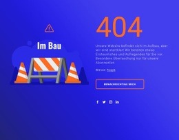 Zielseite-SEO Für 404-Nachricht
