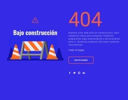 Creador De Sitios Web Premium Para Mensaje 404