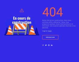 Message 404 – Modèle De Site Web HTML