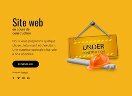 Notre Site Web En Construction #Website-Templates-Fr-Seo-One-Item-Suffix