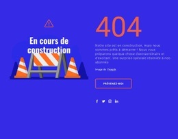 Message 404 - Site Web Gratuit D'Une Page