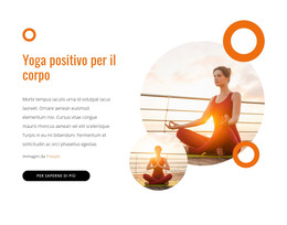 Yoga Positivo Per Il Corpo - Modello HTML Gratuito