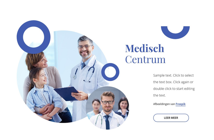 Medisch gezinscentrum WordPress-thema