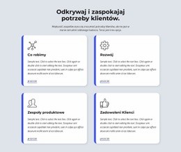 Spełnij Potrzeby Klientów - HTML Web Page Builder