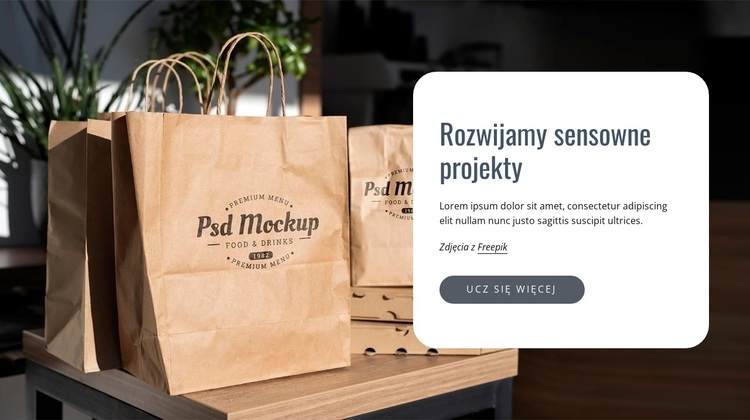 Rozwijamy sensowne projekty Motyw WordPress