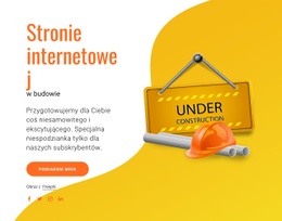 Strona W Budowie - Responsywne Szablony Stron Internetowych