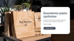 Design De Site Premium Para Desenvolvemos Projetos Significativos