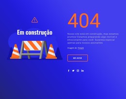 Mensagem 404 - Download De Modelo HTML