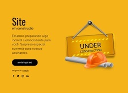 Modelo HTML5 Multifuncional Para Nosso Site Em Construção