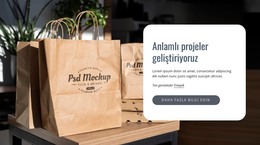 Anlamlı Projeler Geliştiriyoruz - HTML Açılış Sayfası