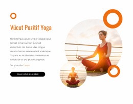 Vücut Pozitif Yoga - Ücretsiz Web Sitesi Şablonu