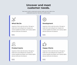 Meet Customer Needs - Ecommerce Landing Page