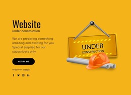 Our Website Under Construction - Best Free WordPress Theme