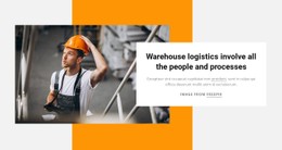 Warehouse Logistics Responsive Site