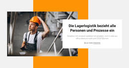 Lagerlogistik – Fertiges Website-Design