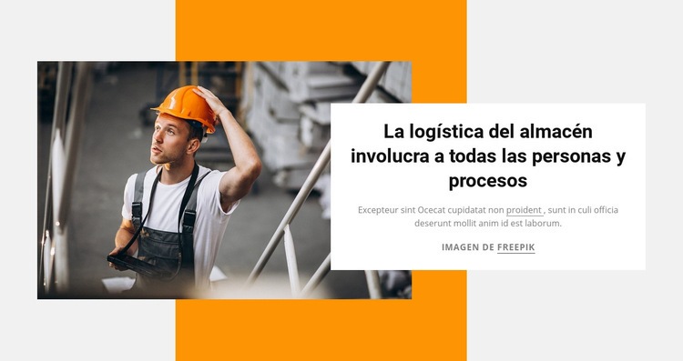 Logística de almacén Diseño de páginas web