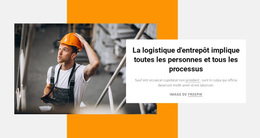Logistique En Entrepôt – Thème WordPress Gratuit