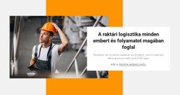 Raktári Logisztika Reszponzív Webhely