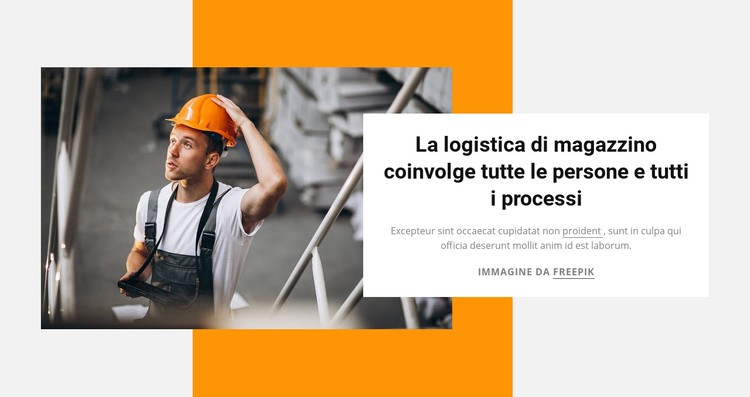 Logistica di magazzino Modello CSS