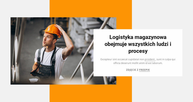 Logistyka magazynowa Szablon Joomla
