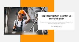 Depo Lojistiği Için Site Tasarımı