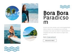 Ingyenes Letöltés Bora Bora Paradicsoma Html Sablonhoz