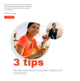 Gehydrateerd Tijdens Het Hardlopen - E-Commercewebsite