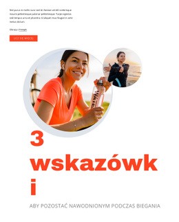 Nawilżany Podczas Biegu - Szablon Osobistej Witryny Internetowej