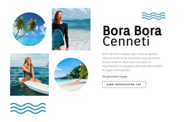 Bora Bora Cenneti - Harika WordPress Teması