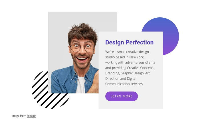Expert web designers One Page Template
