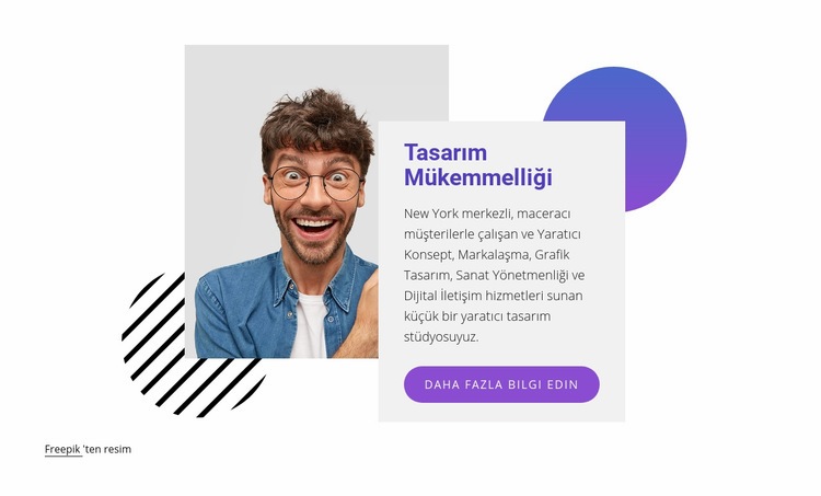 Uzman web tasarımcıları Açılış sayfası