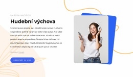 Hudební Online Vzdělávání Šablona Mřížky CSS