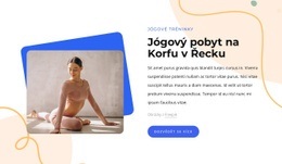 Responzivní HTML Pro Jógový Pobyt V Řecku