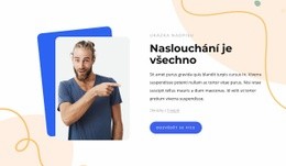 Naslouchání Je Všechno - Krásná Šablona Kolekce Barev