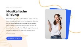 Musik Online-Bildung - Website-Prototyp