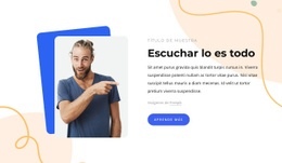 Escuchar Lo Es Todo - Website Creation HTML