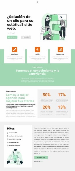 Tiempo Para Los Negocios - Diseño De Sitio Web Sencillo